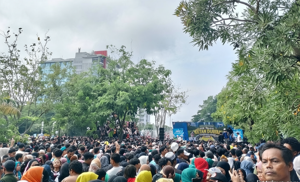 Latest Program: HUT ke-242 Pekanbaru, Ketan Talam Durian 1 Kilometer Pecahkan Rekor MURI