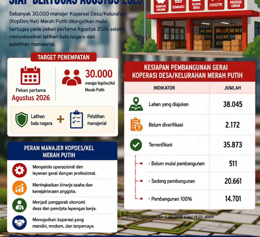 Key Strategy: Bekal Persiapan 30.000 Manajer KopDes Merah Putih sebelum Bertugas Awal Agustus
