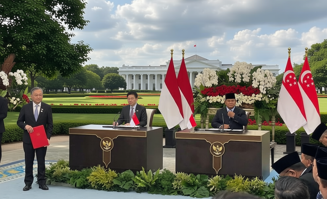 Main Agenda: RI-Singapura Sepakat Jaga Selat Malaka Tetap Aman di Tengah Gejolak Timur Tengah