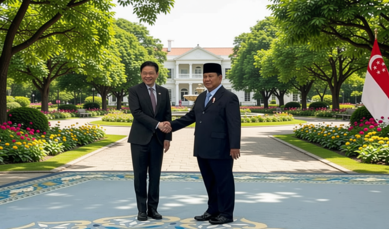 Meeting Results: PM Singapura Tiba di Istana Negara, Gelar Pertemuan Tahunan Dengan Prabowo