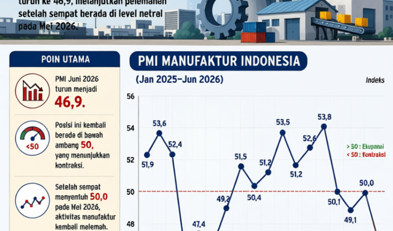 New Policy: BRIEF INSIGHT: PMI Manufaktur RI Kembali Kontraksi, Alarm bagi Industri Nasional