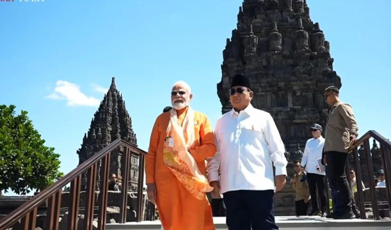 Main Agenda: Prabowo dan Modi Kunjungi Candi Prambanan, Tindak Lanjuti Kerja Sama Konservasi